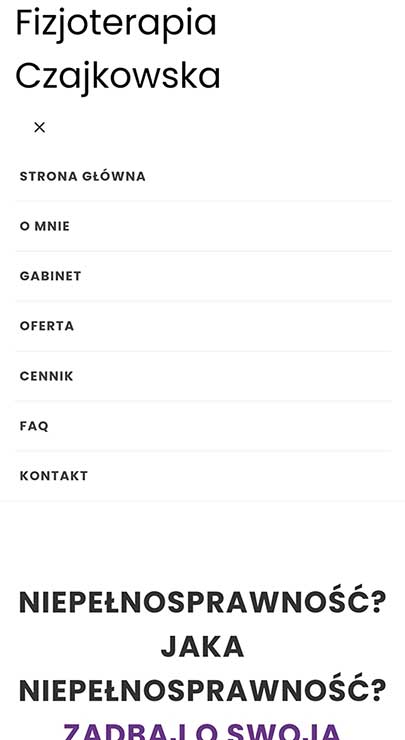 fizjoterapia czajkowska