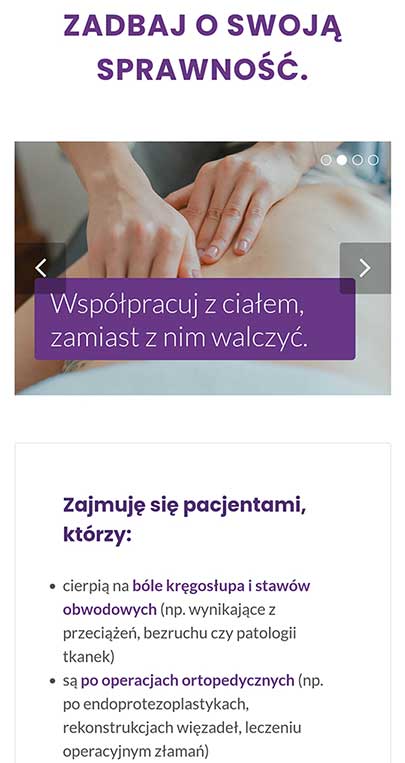 fizjoterapia czajkowska