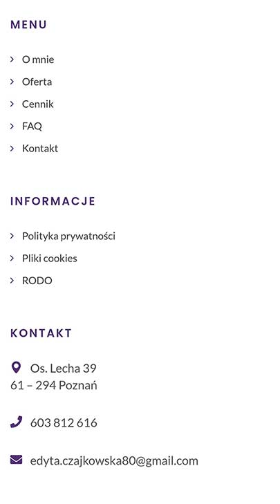 fizjoterapia czajkowska