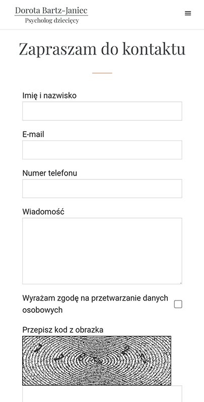 psycholog dziecięcy
