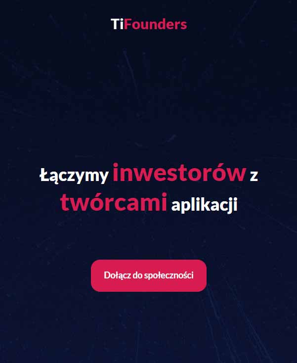 Bartosz Miłek portfolio TiFounders